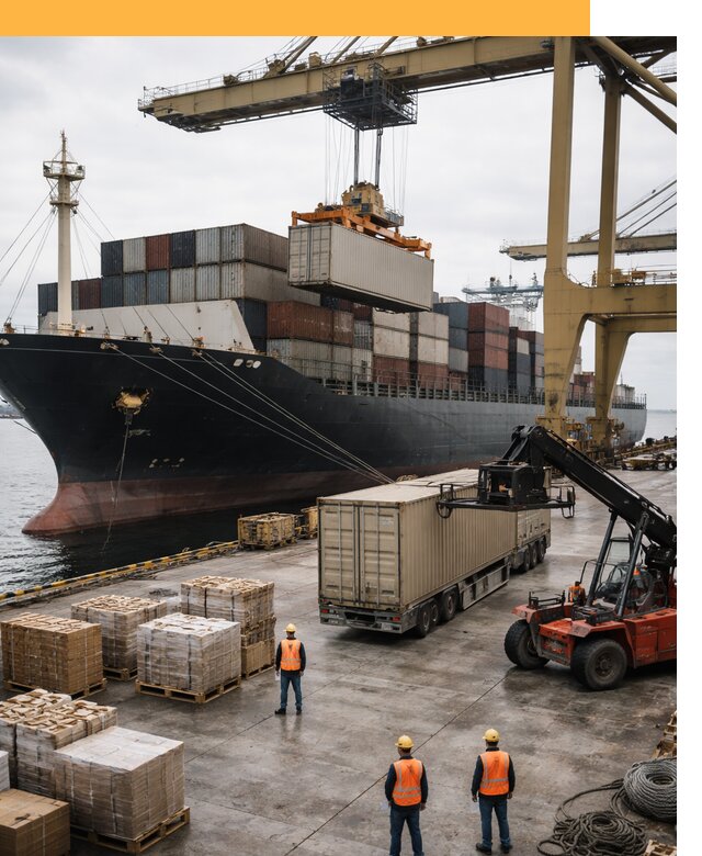 Морские перевозки из Индии: доставка FCL/LCL, таможня от 123336