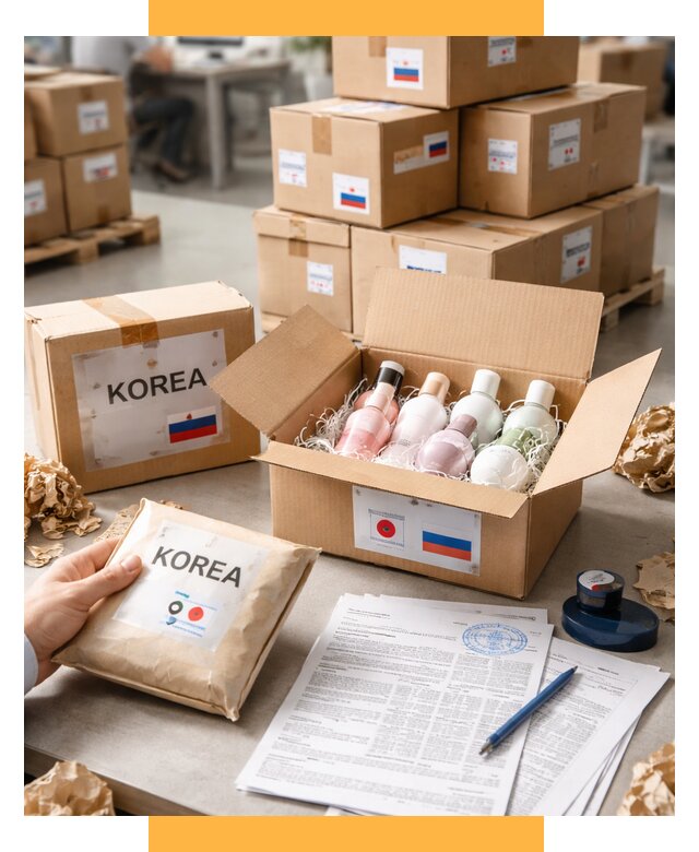 Доставка косметики из Кореи от 8736 р. под ключ | СетСервис-Нрв