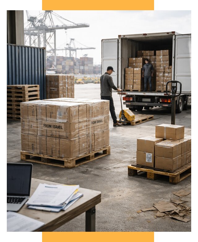 Доставка грузов из Израиля от 15417 р., логистика от СетСервис-Нрв