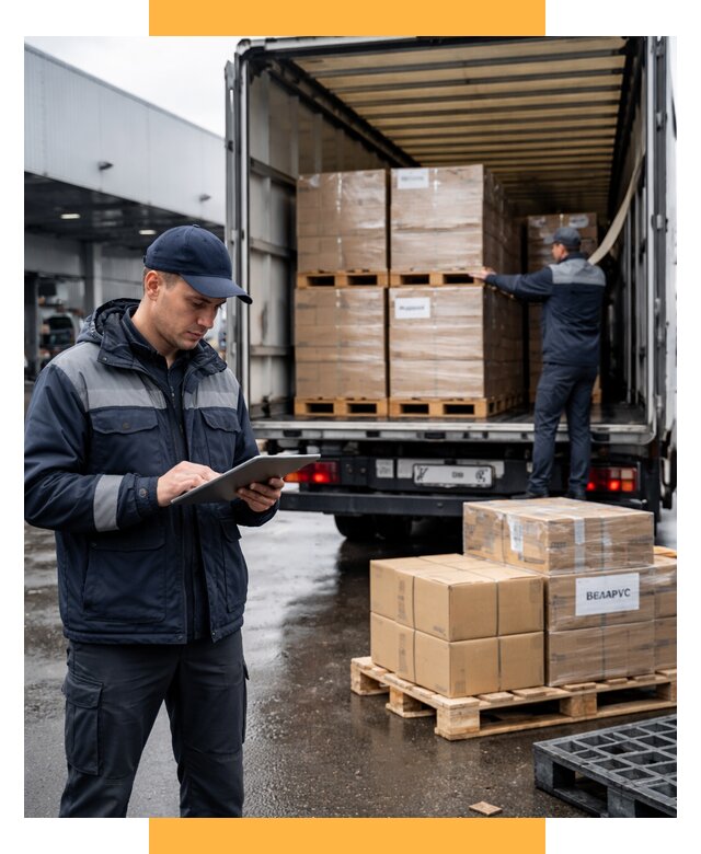Доставка грузов из Беларуси от 15417 р. логистика СетСервис-Нрв