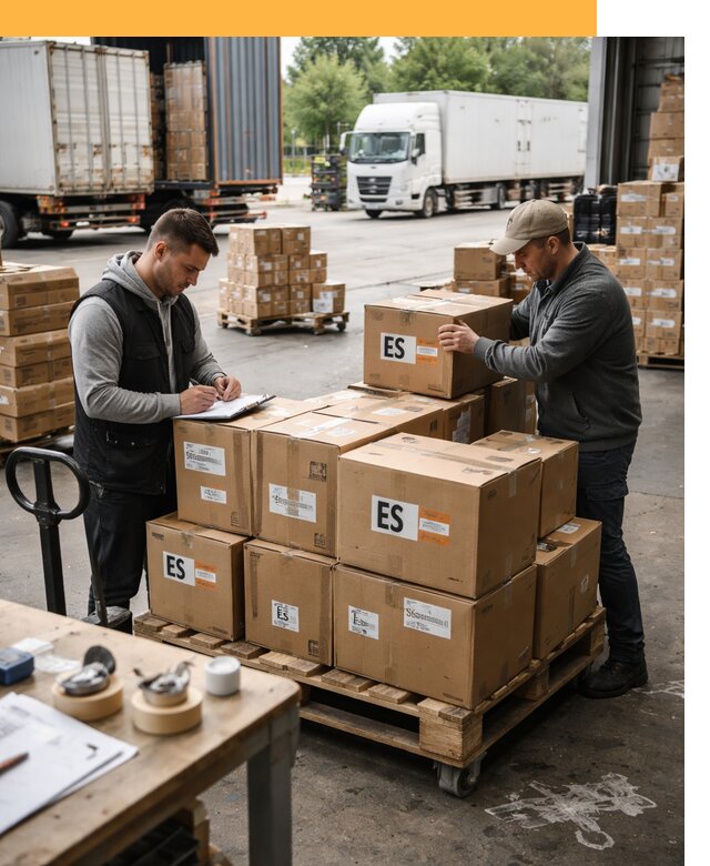 Доставка грузов в Испанию автотранспортом от 35973 руб