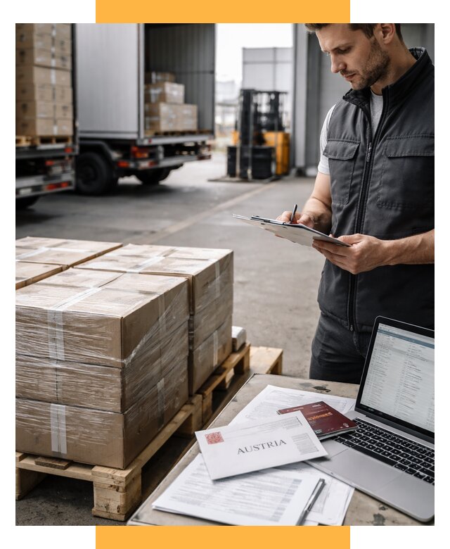 Доставка в Австрию от 66807 р. Логистика и экспорт СетСервис-Нрв