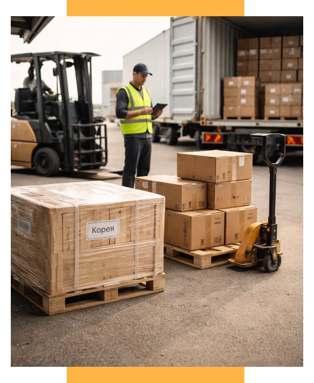 Доставка грузов в Корею из России от 35973 р. | СетСервис-Нрв