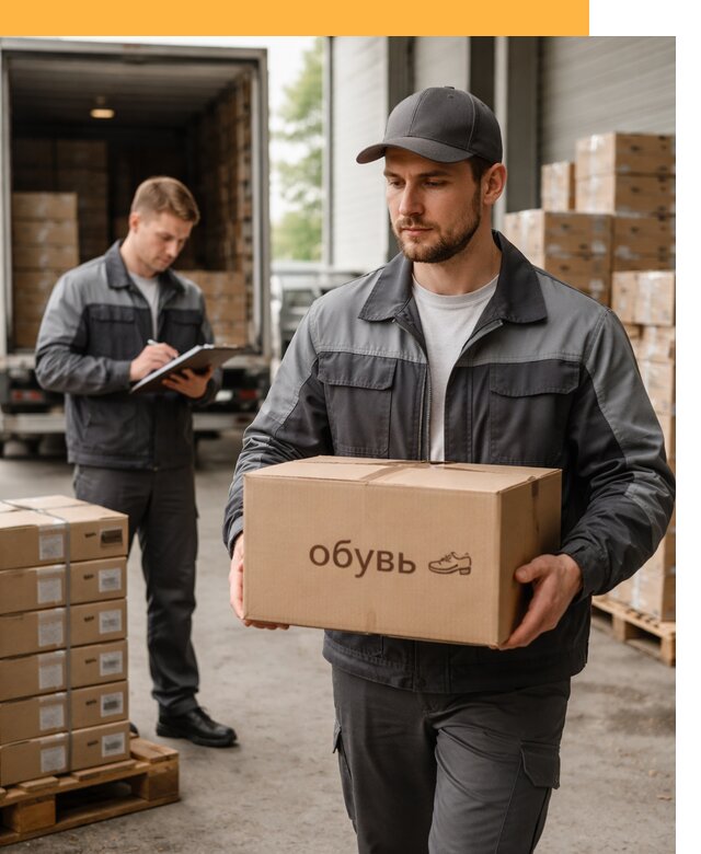 Международная перевозка обуви с таможенным оформлением от 4625