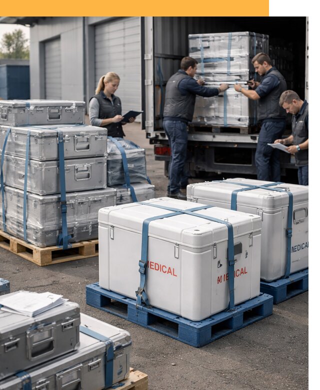 Перевозка медицинского оборудования по всему миру от 15417 руб