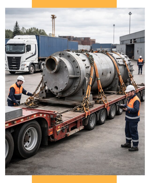 Перевозка тяжеловесных грузов под ключ от 154170 р. | СетСервис-Нрв