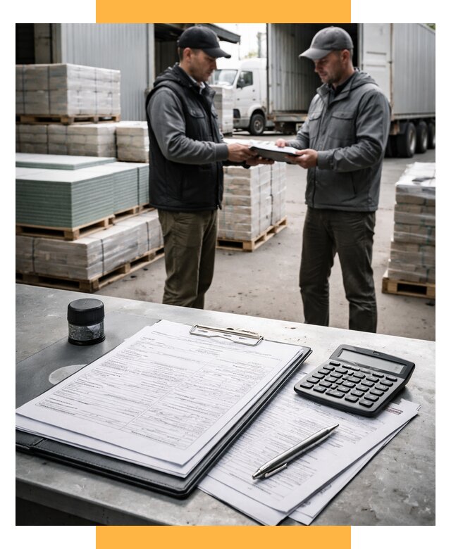 Таможенное оформление стройматериалов от 8736 р. | СетСервис-Нрв