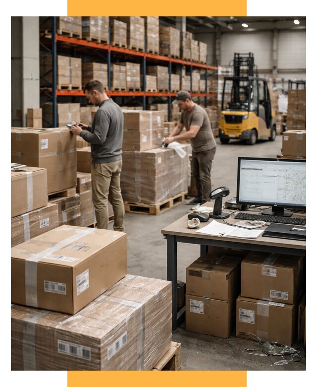 Склад консолидации в Европе от 6681 р., услуги СетСервис-Нрв